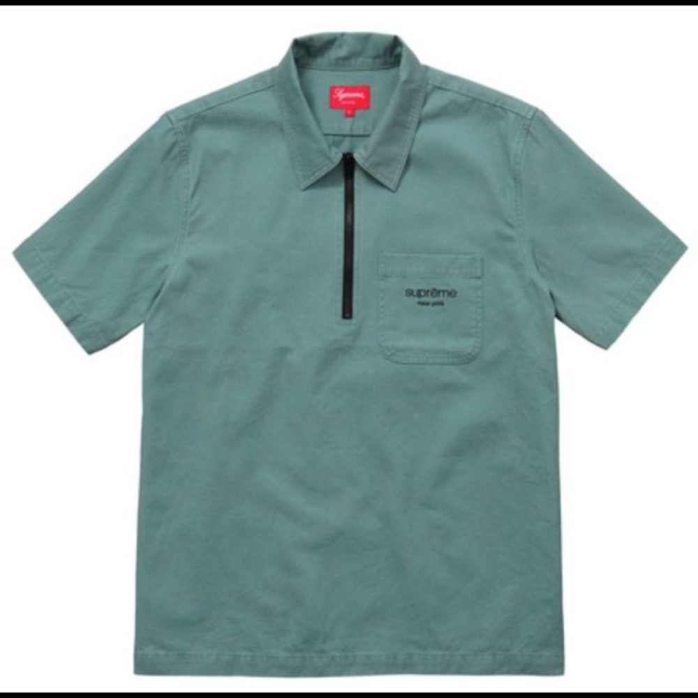 Supreme Half Zip Shirt